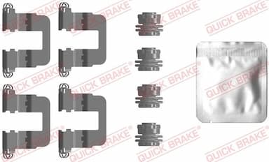 Piederumu komplekts, Disku bremžu uzlikas QUICK BRAKE 109-0106 1