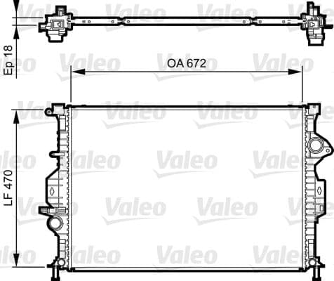 Radiators, Motora dzesēšanas sistēma VALEO 735373 1