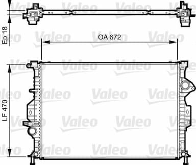 Radiators, Motora dzesēšanas sistēma VALEO 735373 1