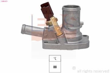 Termostats, Dzesēšanas šķidrums EPS 1.880.672 1