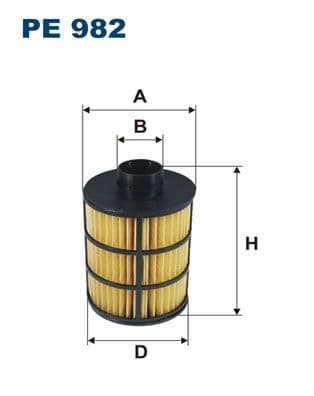 Degvielas filtrs FILTRON PE 982 1