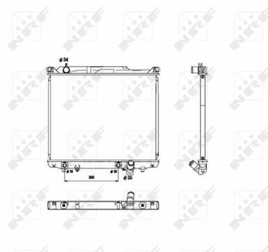 Radiators, Motora dzesēšanas sistēma NRF 53576 1