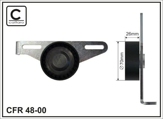 Siksnas spriegotājs, Ķīļsiksna CAFFARO 48-00 1