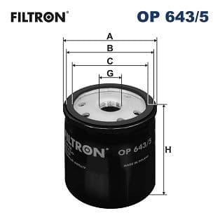 Eļļas filtrs FILTRON OP 643/5 1