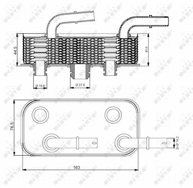 Eļļas radiators, Automātiskā pārnesumkārba NRF 31190 5