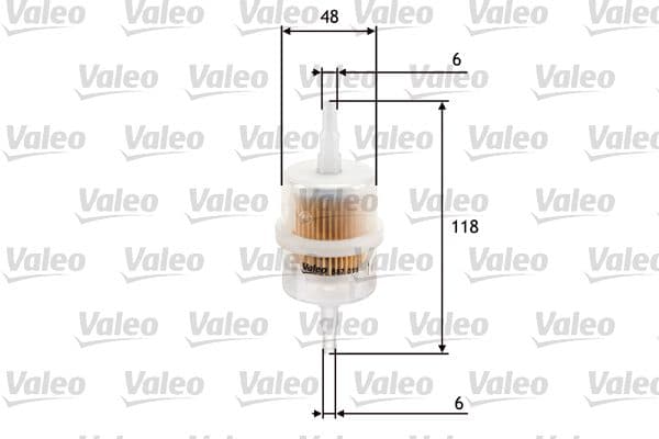 Degvielas filtrs VALEO 587011 1