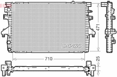 Radiators, Motora dzesēšanas sistēma DENSO DRM32039 1