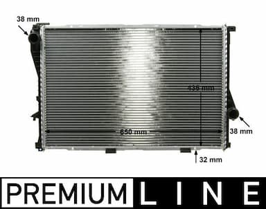 Radiators, Motora dzesēšanas sistēma MAHLE CR 295 000P 1