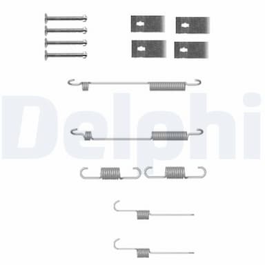 Piederumu komplekts, Bremžu loki DELPHI LY1332 1