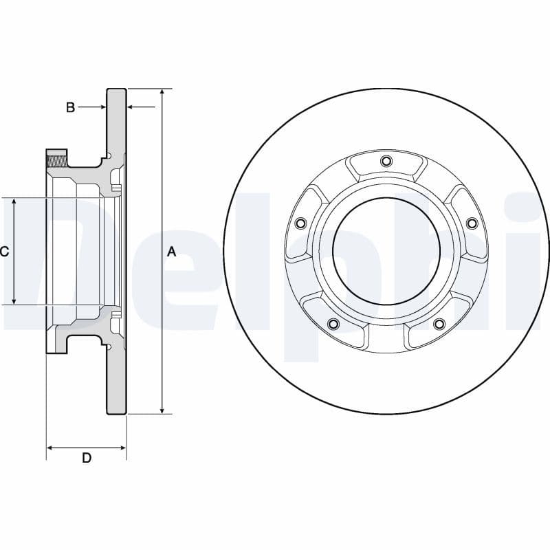 Bremžu diski DELPHI BG4673 1