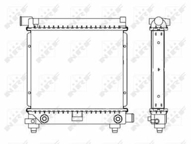 Radiators, Motora dzesēšanas sistēma NRF 517662 1