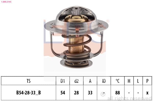 Termostats, Dzesēšanas šķidrums EPS 1.880.216S 1