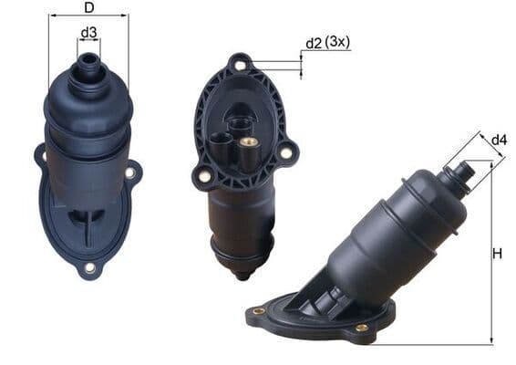 Hidrofiltrs, Automātiskā pārnesumkārba MAHLE HX 155 1