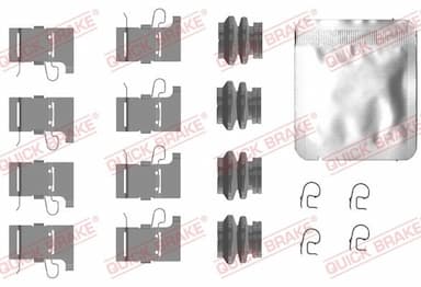 Piederumu komplekts, Disku bremžu uzlikas QUICK BRAKE 109-0084 1