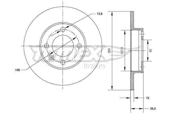 Bremžu diski TOMEX Brakes TX 70-32 1