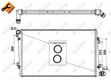 Radiators, Motora dzesēšanas sistēma NRF 53813 5