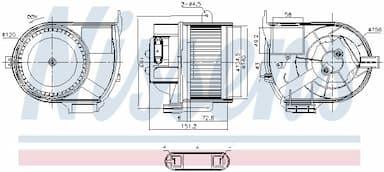 Salona ventilators NISSENS 87487 5