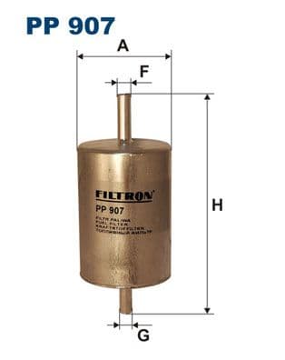 Degvielas filtrs FILTRON PP 907 1