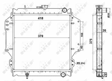 Radiators, Motora dzesēšanas sistēma NRF 513161 5