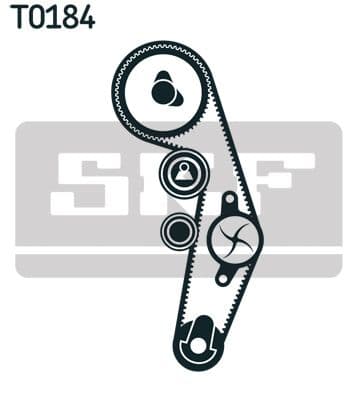 Ūdenssūknis + Zobsiksnas komplekts SKF VKMC 01942 2