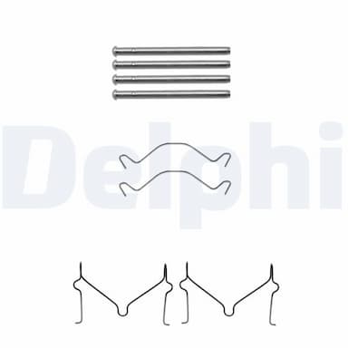 Piederumu komplekts, Disku bremžu uzlikas DELPHI LX0306 1