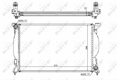 Radiators, Motora dzesēšanas sistēma NRF 53720 5