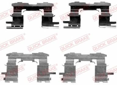 Piederumu komplekts, Disku bremžu uzlikas QUICK BRAKE 109-1631 1