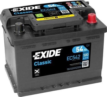 Startera akumulatoru baterija EXIDE EC542 1