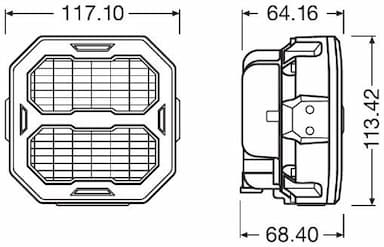 Darba gaismas lukturis ams-OSRAM LEDPWL109-FL 2