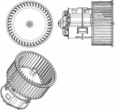 Salona ventilators MAHLE AB 182 000P 2