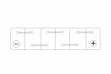 Startera akumulatoru baterija BOSCH 0 092 S40 050 7