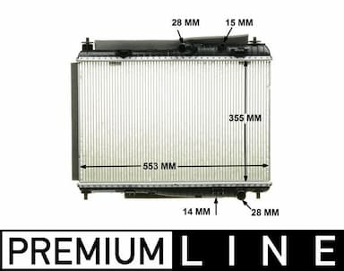 Radiators, Motora dzesēšanas sistēma MAHLE CR 1135 000P 1