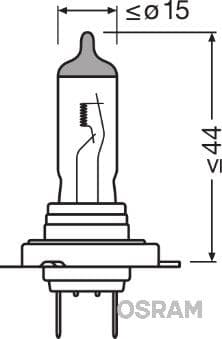 Kvēlspuldze ams-OSRAM 64215-01B 3