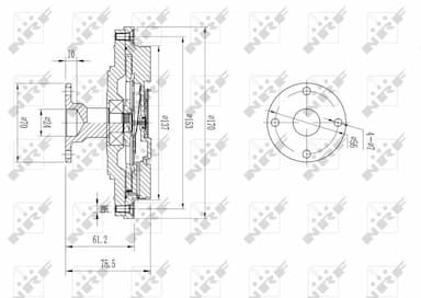 Sajūgs, Radiatora ventilators NRF 49602 2