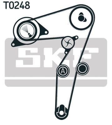 Ūdenssūknis + Zobsiksnas komplekts SKF VKMC 02195-2 2