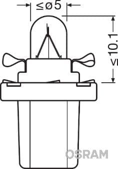 Kvēlspuldze ams-OSRAM 2741MF 2