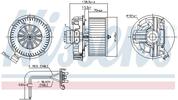 Salona ventilators NISSENS 87385 1