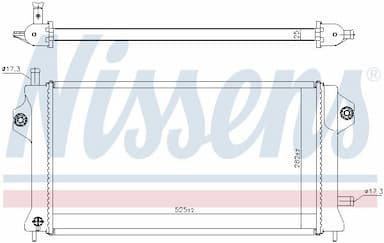 Radiators NISSENS 606529 5