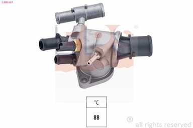 Termostats, Dzesēšanas šķidrums EPS 1.880.567 1