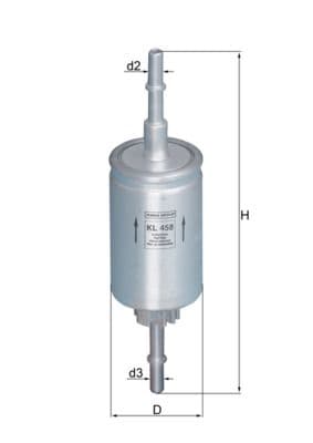 Degvielas filtrs KNECHT KL 458 1