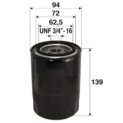 Eļļas filtrs VALEO 586064 1