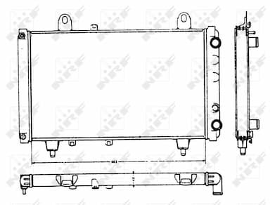 Radiators, Motora dzesēšanas sistēma NRF 58749 1