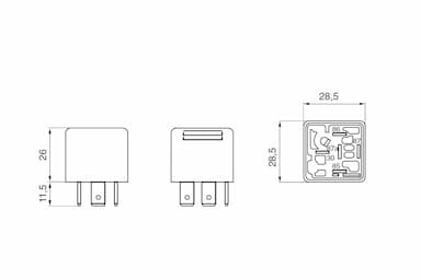 Multifunkcionāls relejs BOSCH 0 332 209 211 5