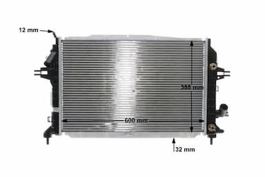 Radiators, Motora dzesēšanas sistēma MAHLE CR 1857 000S 11