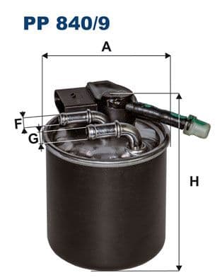 Degvielas filtrs FILTRON PP 840/9 1