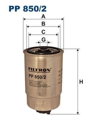 Degvielas filtrs FILTRON PP 850/2 1