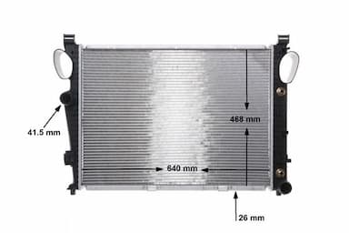 Radiators, Motora dzesēšanas sistēma MAHLE CR 304 000S 15