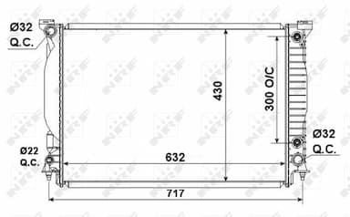 Radiators, Motora dzesēšanas sistēma NRF 53190 5