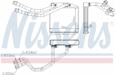 Siltummainis, Salona apsilde NISSENS 71163 5