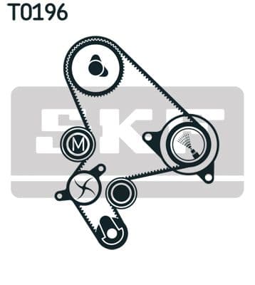 Zobsiksnas komplekts SKF VKMA 03248 2